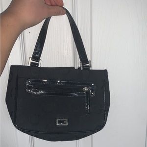 Mini black Guess purse
